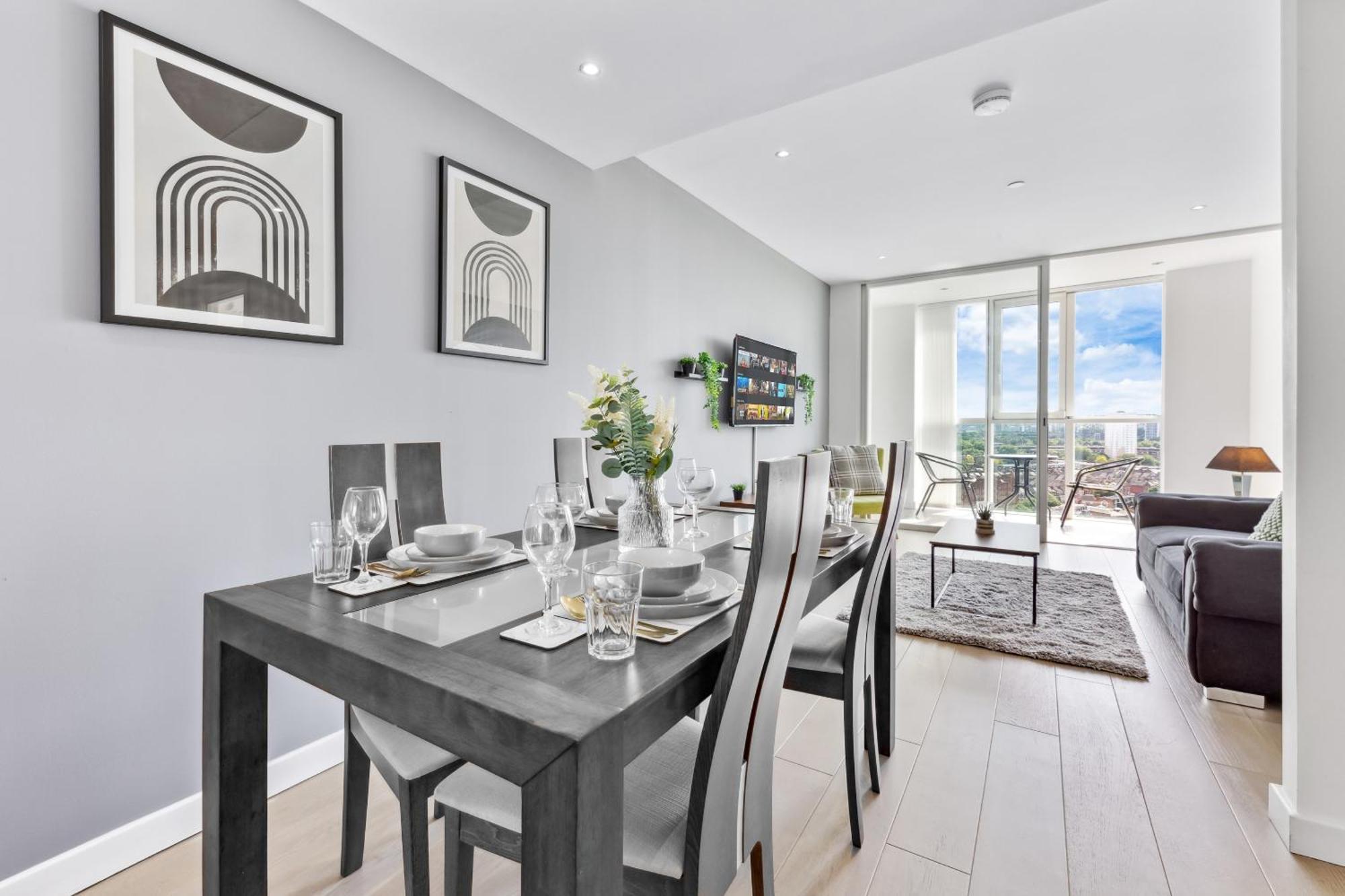 Sky Scraper Luxury 1br Roof Terrace And Gym